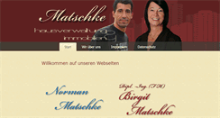 Desktop Screenshot of matschke-hausverwaltung.de